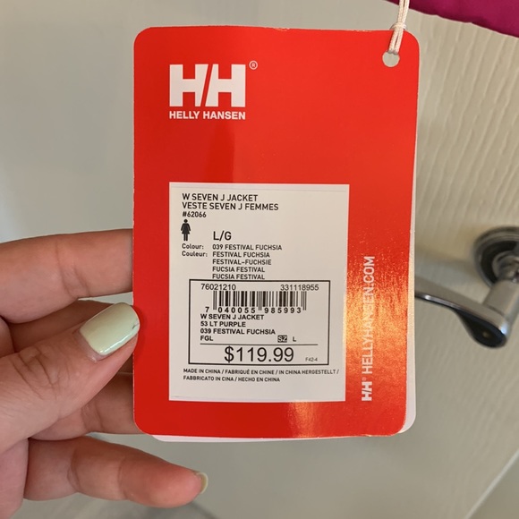 Brand new Helly Hansen rain jacket with tags - Picture 2 of 5